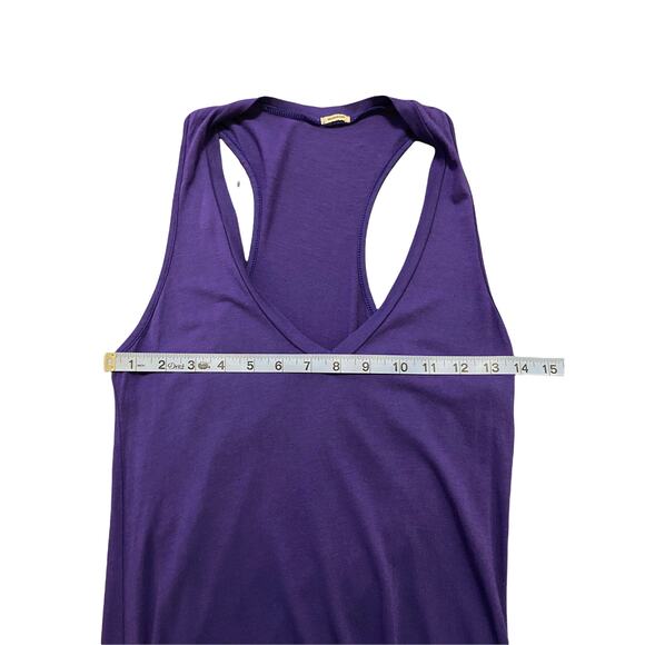 Monrow Purple Racerback Basic Casual Everyday Lightweight Tank Maxi Dress Small - Picture 8 of 10